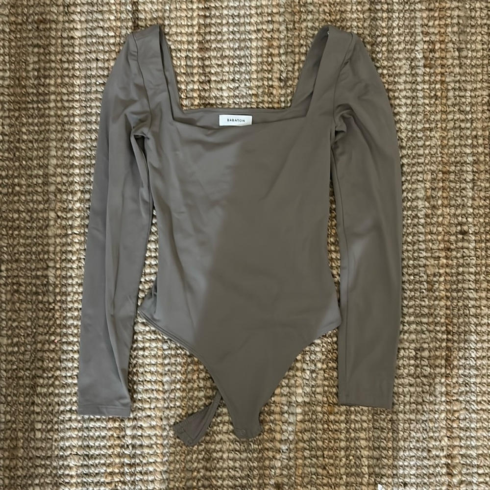 square neck babaton bodysuit